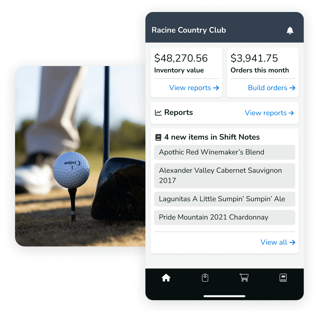 Country Club Inventory Software