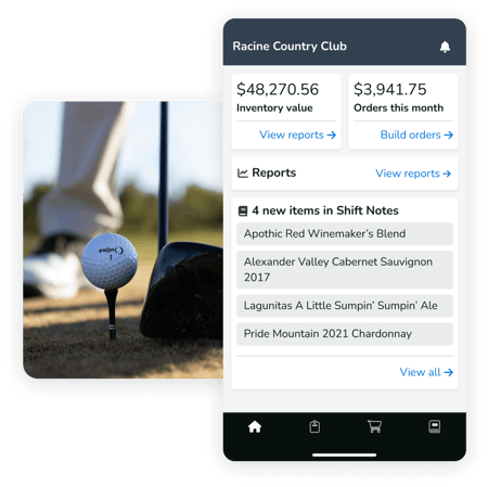 See your inventory value, open orders, and reports all in the mobile app.