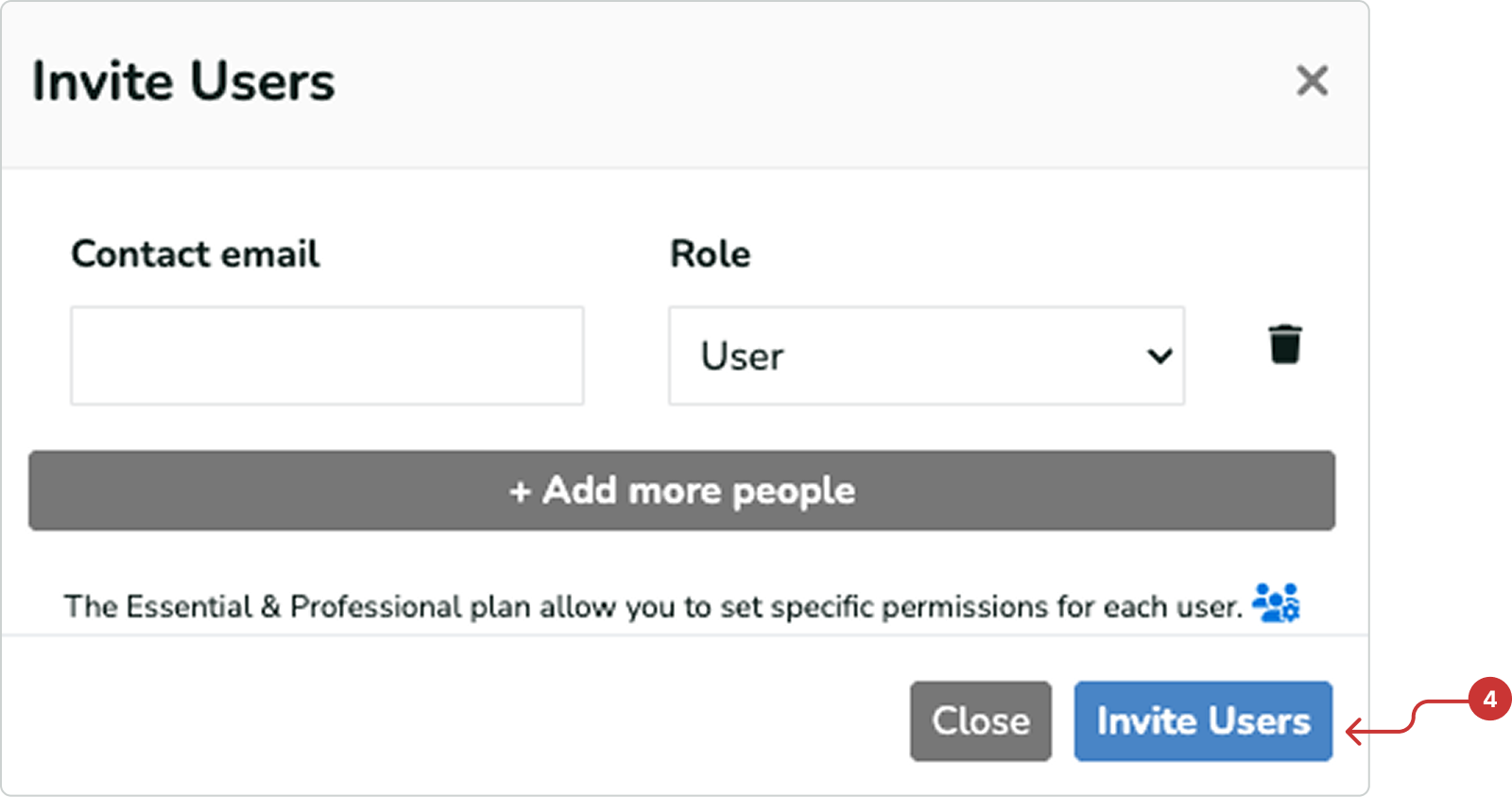 How do I invite users to my organization?