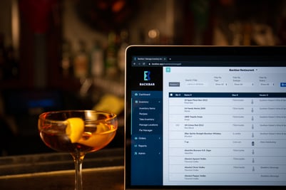 Backbar Laptop Inventory Items Page Bartop Cocktail