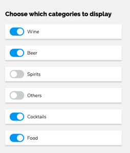 QR Code - Category Select