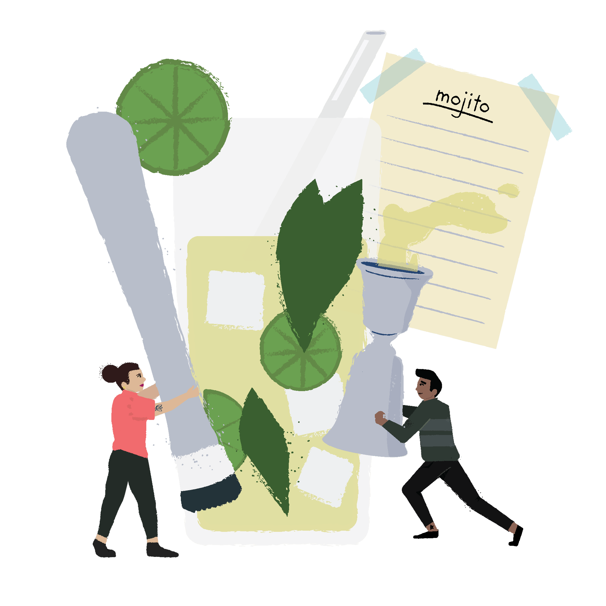 Cocktail recipe template