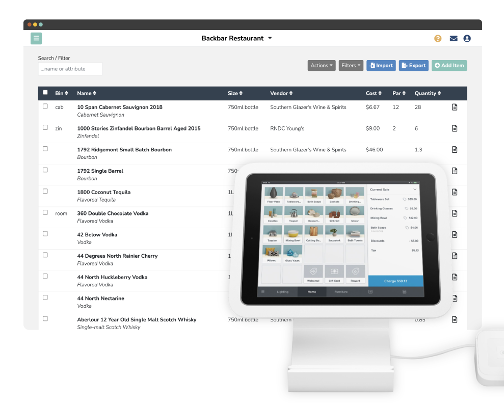 Square POS and Backbar Integration Header Image