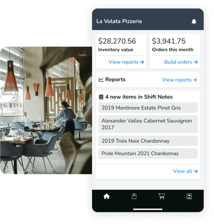 See your inventory value, reports, and new items all in the mobile app.