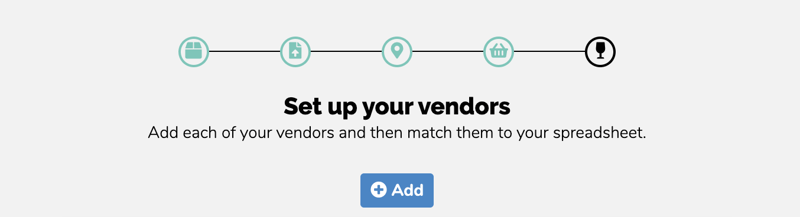 set up vendors